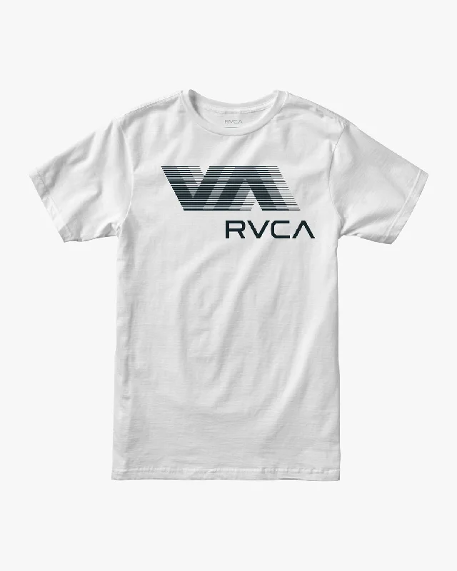 Summer Trends VA RVCA Blur Short Sleeve Performance Tee - White