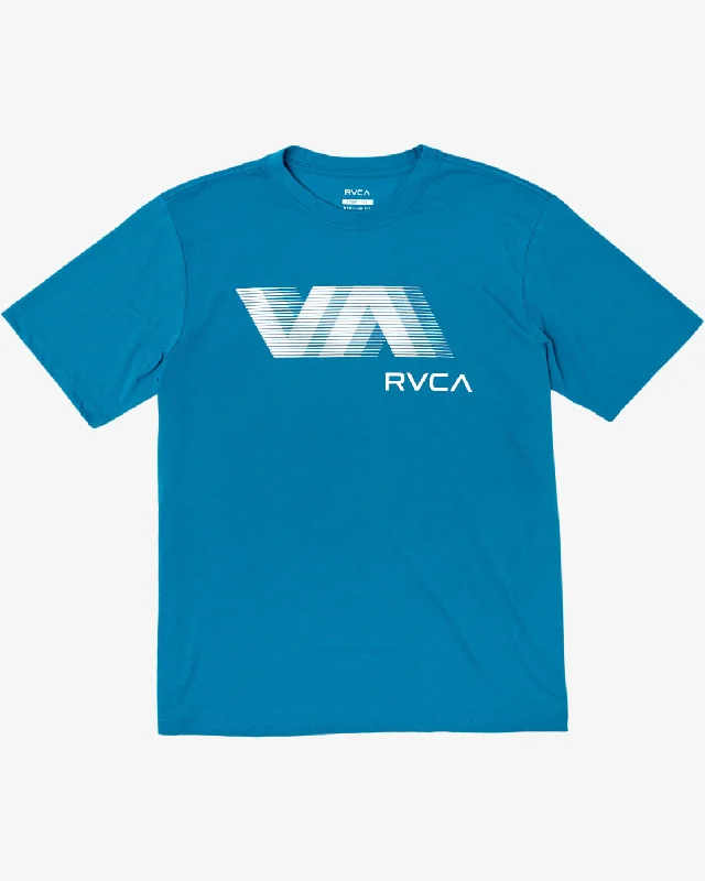 Classic Styles VA RVCA Blur Tee - Teal