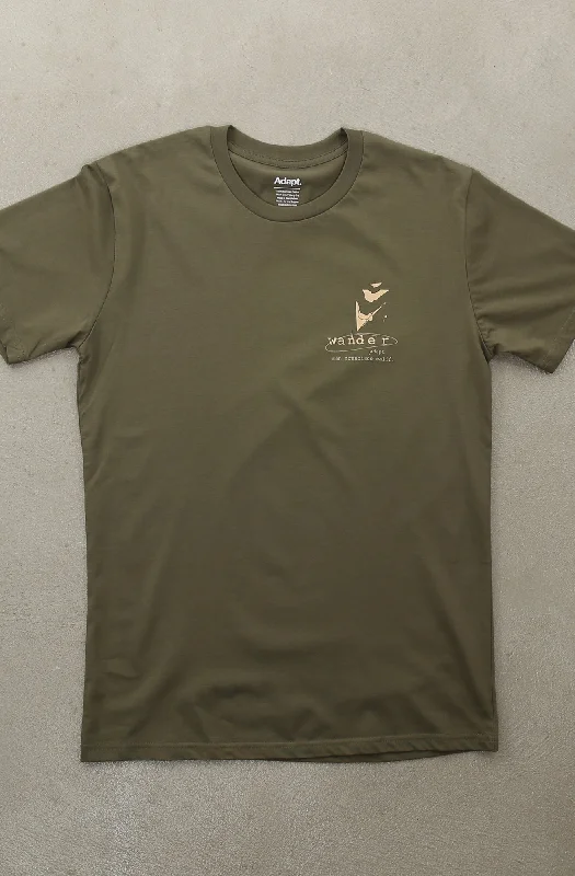 Trendy Shoes Wander (Men's Army A1 Tee)