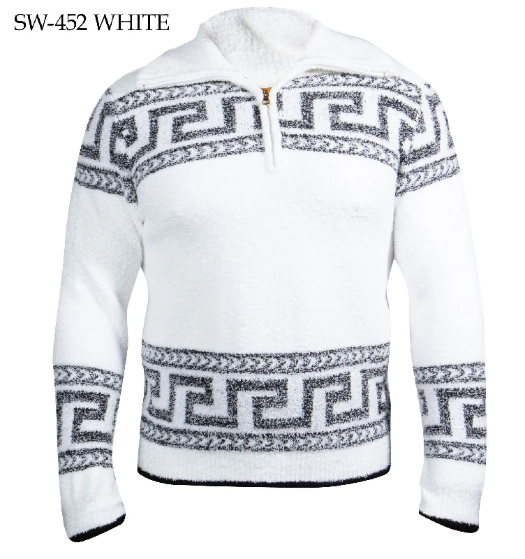 Everyday Jeans 1/4 Zip Wide Collar Sweater