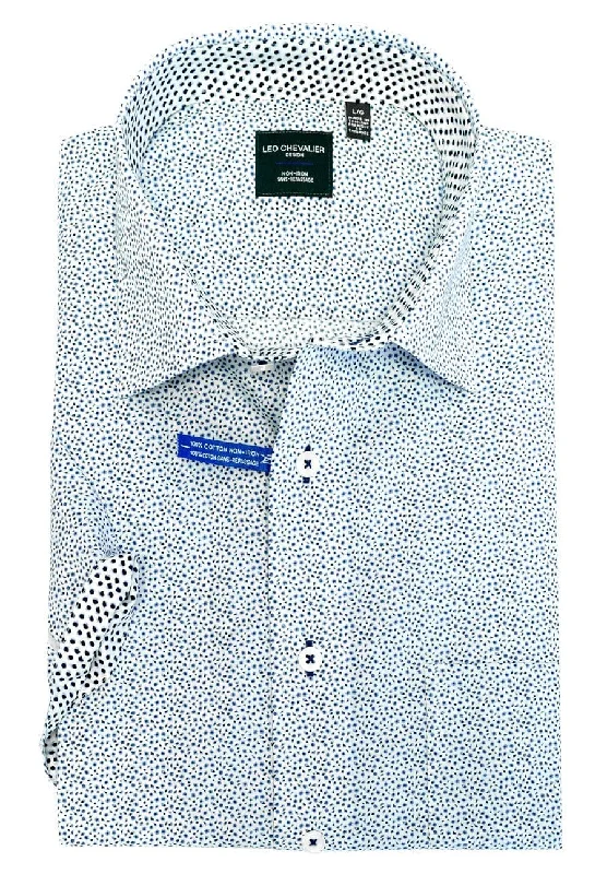 Classic Styles 100% Cotton Non-Iron Regular Fit Printed Sport Shirt - 524358