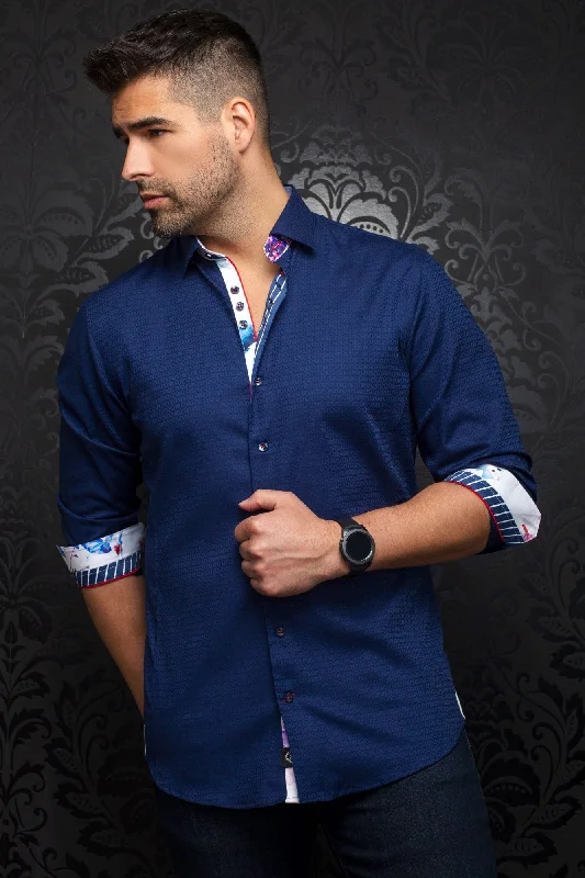 Outdoor Gear Au Noir Long Sleeve Sport Shirt - Carey, New Blue - VO-000492