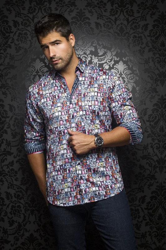 Winter Outfits Au Noir Sport Shirt - Portas,red multi
