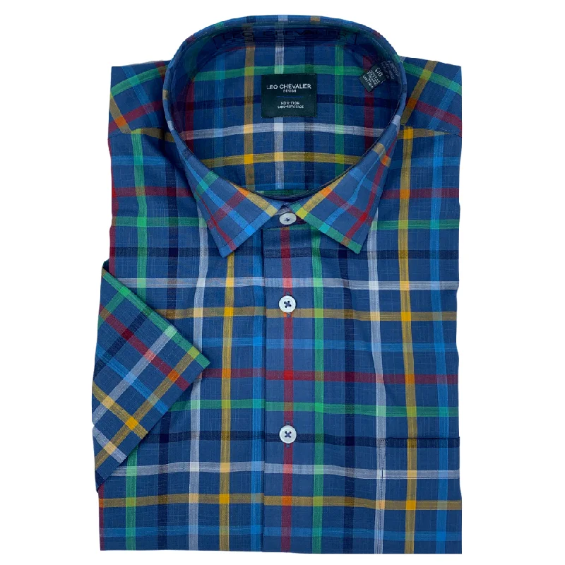 Bold Outfits Leo Chevalier Short Sleeve 100% Cotton Non-Iron -520363 9000