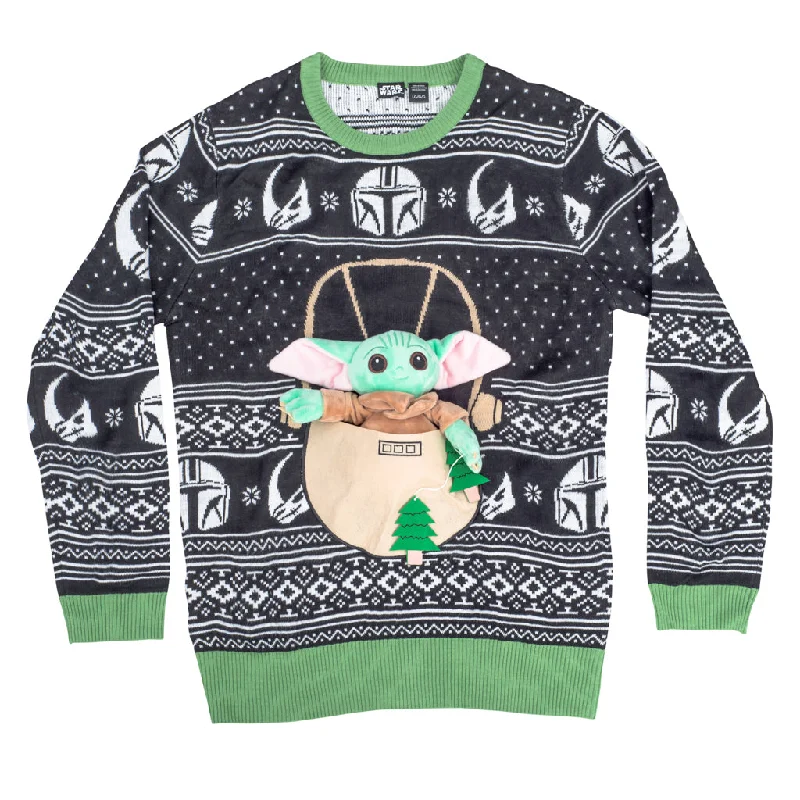 Smart Suits Kids Star Wars Baby Yoda The Child Forces Trees Ugly Christmas Sweater