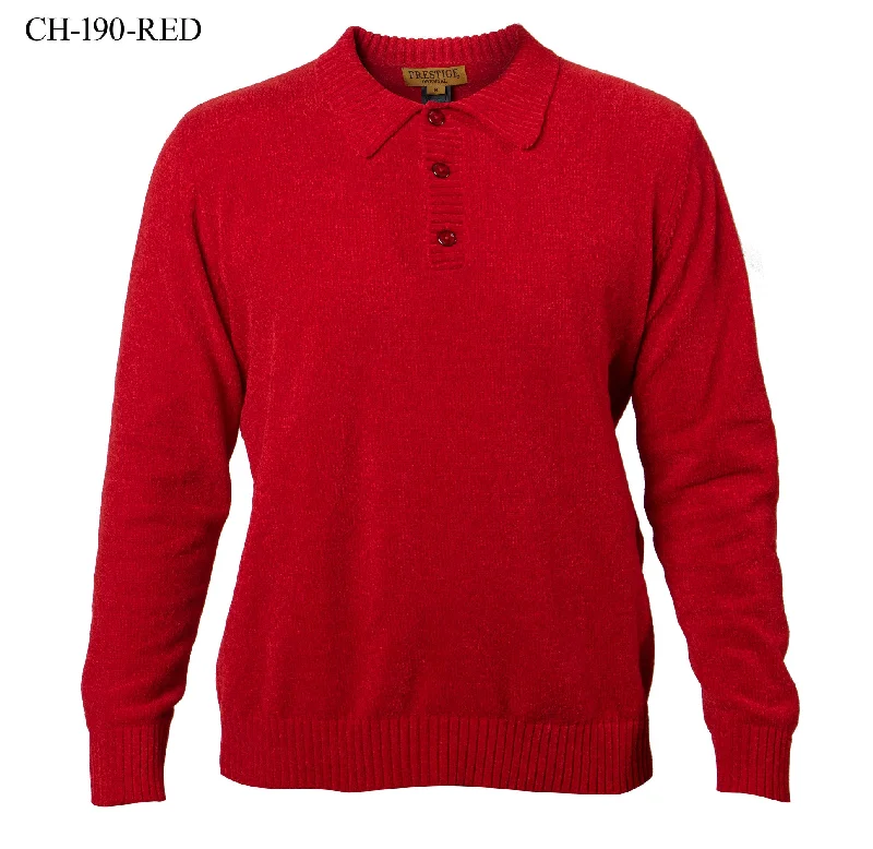 Versatile Wear L/S Solid Polo Sweater