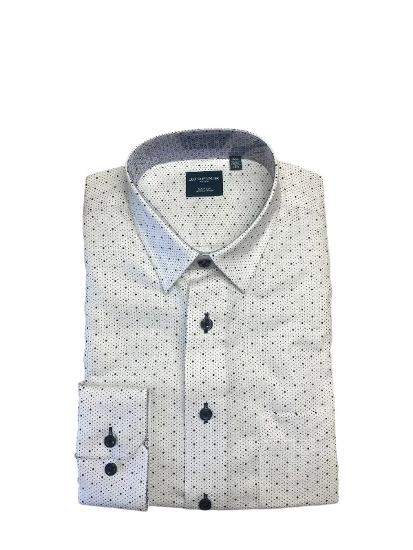 Classic Fits Leo Chevalier Hidden Button Down Non Iron - White 623458 0198
