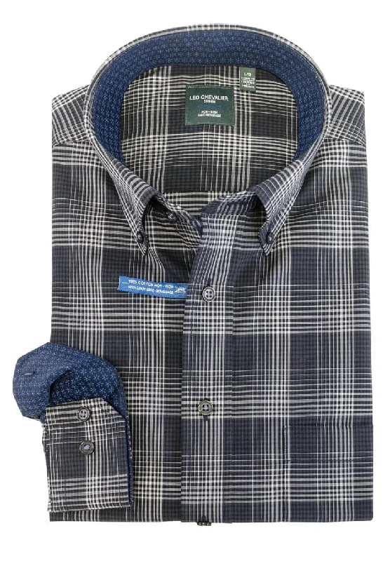 Denim Looks Leo Chevalier Long Sleeve Sport Shirt 523489 1998