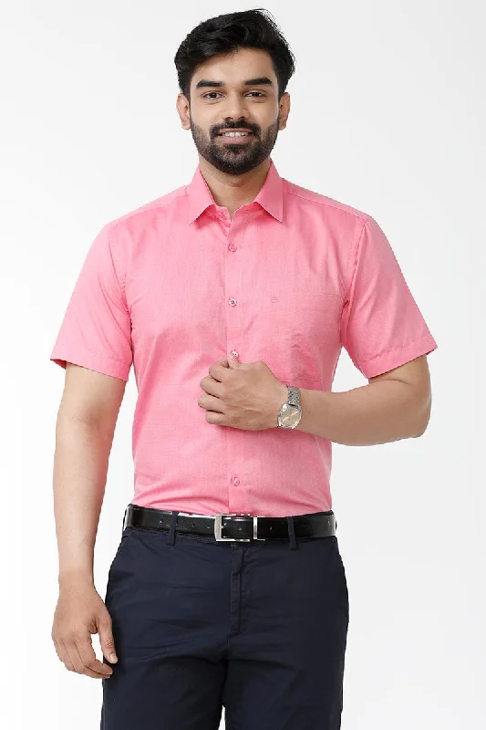 Warm Sweaters Luxor - Dark Pink Formal Shirts for Men | Ariser