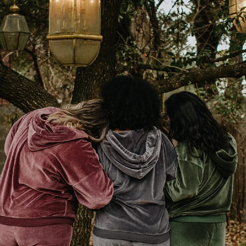 Minimalist Pieces RAVEN Velour Hoodie