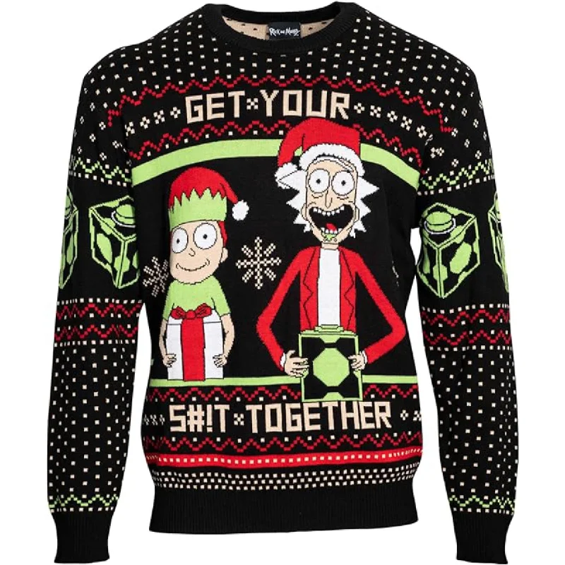 Casual Shirts Rick Morty Get Your Shit Together Sweater