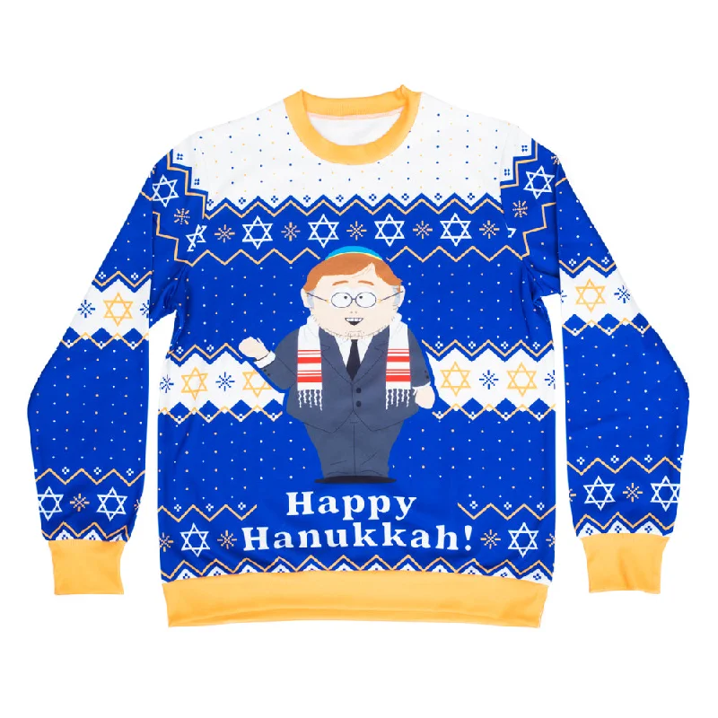 Casual Shirts South Park Cartman Happy Hanukkah Ugly Sweater