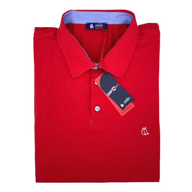 Summer Trends Vela Blu Short Sleeve Polo Shirt - V21651FA